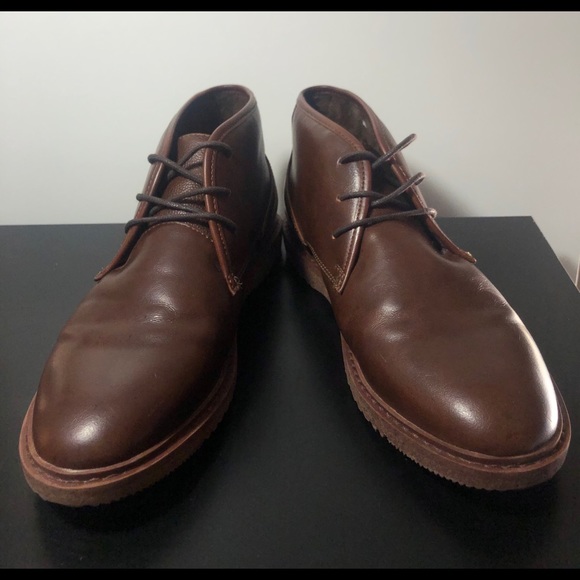 Leather Brown boots Parker Sky - Picture 2 of 5
